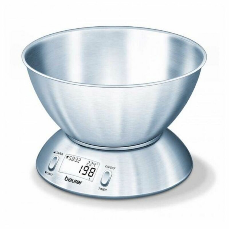 Bowl Beurer 708.40 Silver Black Steel