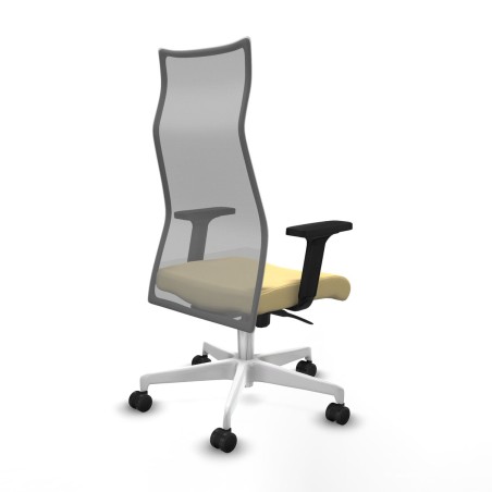 Chaise de Bureau Piqueras y Crespo B2D026N Crème