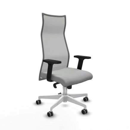 Chaise de Bureau Piqueras y Crespo B2D026G Gris clair