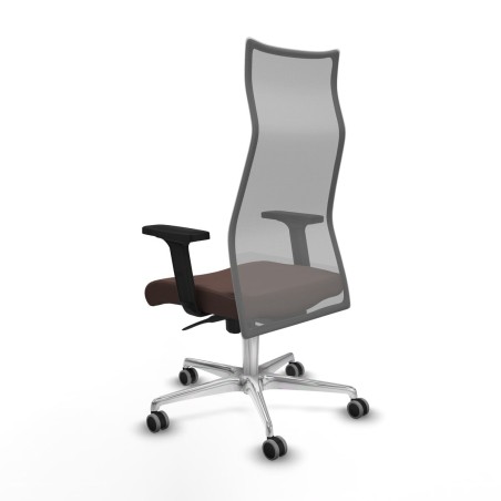 Chaise de Bureau Piqueras y Crespo B2D086G Brun foncé