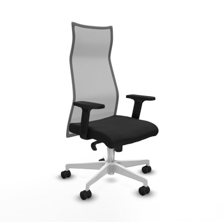 Chaise de Bureau Piqueras y Crespo B2D026N Noir