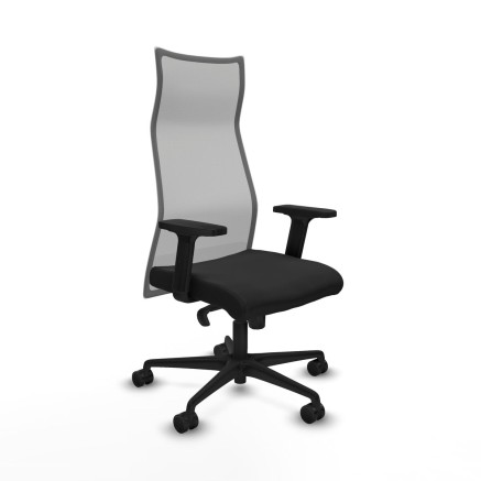 Chaise de Bureau Piqueras y Crespo B2D036N Noir