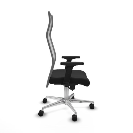 Chaise de Bureau Piqueras y Crespo B2D086N Noir 2