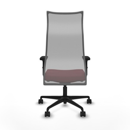 Sedia da Ufficio Piqueras y Crespo B2D036N Rosso Granato 2