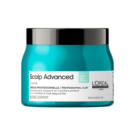 Mascarilla Purificante L'Oreal Professionnel Paris Scalp Advanced 500