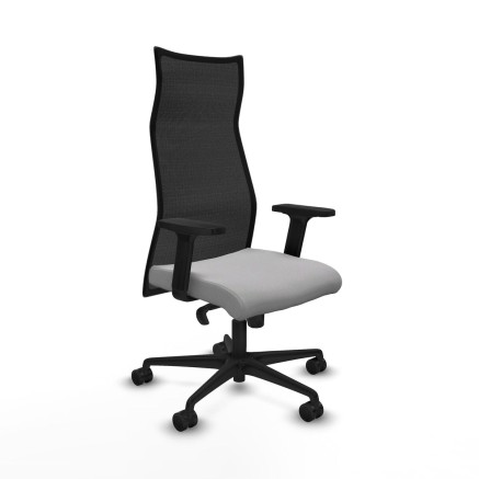 Chaise de Bureau Piqueras y Crespo B2D036N Gris clair