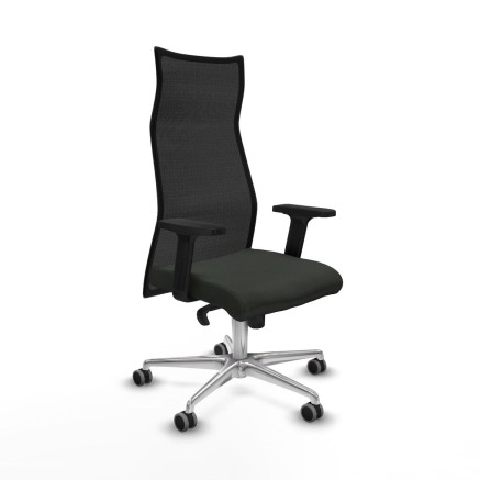 Chaise de Bureau Piqueras y Crespo B2D086G Noir