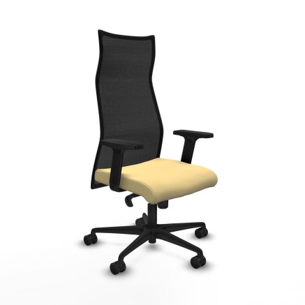 Sedia da Ufficio Piqueras y Crespo B2D036N Crema