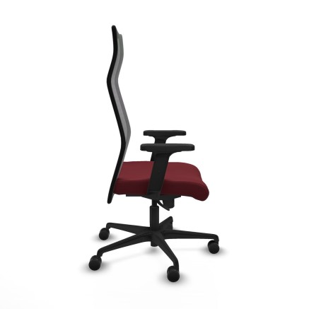 Sedia da Ufficio Piqueras y Crespo B2D036N Rosso Granato 2