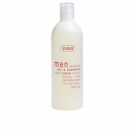 2-in-1 Gel en Shampoo Ziaja  Mannen Cederhout 400 ml