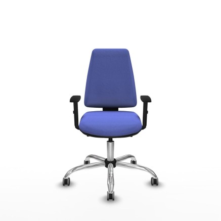 Chaise de Bureau Piqueras y Crespo B1D056G Bleu clair