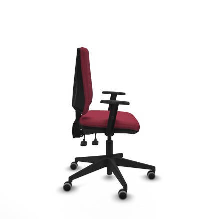 Sedia da Ufficio Piqueras y Crespo B1D066G Rosso Granato 2