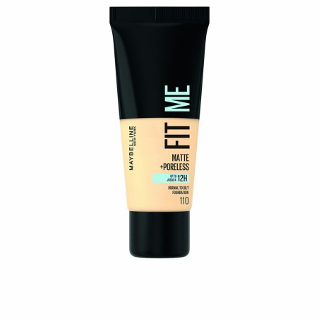 Crème Make-up Basis Maybelline Fit Me Poreless Nº 110 30 ml