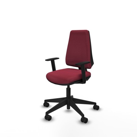 Sedia da Ufficio Elche CP bali Piqueras y Crespo B1D066N Rosso Granato