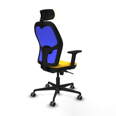 Sedia Ufficio con Poggiatesta Jorquera Piqueras y Crespo 2D036G2 Giall
