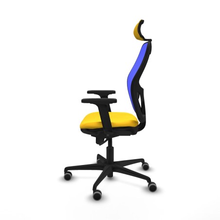 Sedia Ufficio con Poggiatesta Jorquera Piqueras y Crespo 2D036G2 Giall