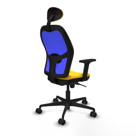 Office Chair with Headrest Jorquera Piqueras y Crespo 2D036N1 Yellow