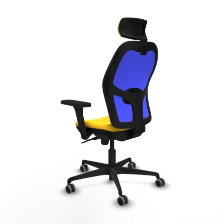 Sedia Ufficio con Poggiatesta Jorquera Piqueras y Crespo 3D036G2 Giall