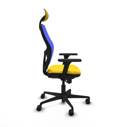 Bürostuhl mit Kopfstütze Jorquera Piqueras y Crespo 3D036N1 Gelb 2