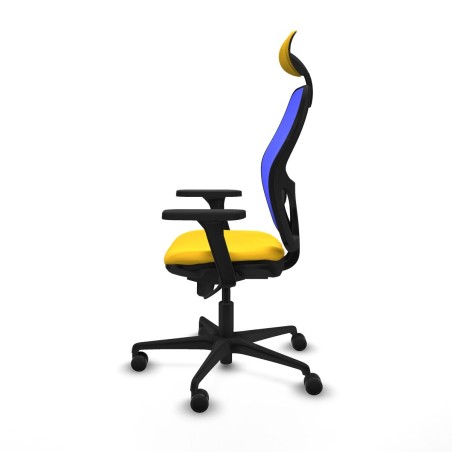 Sedia Ufficio con Poggiatesta Jorquera Piqueras y Crespo 3D036N1 Giall