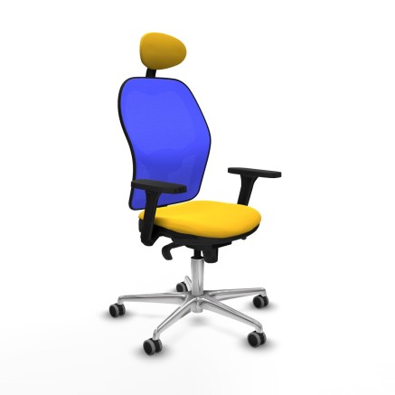 Bürostuhl mit Kopfstütze Jorquera Piqueras y Crespo 3D086G1 Gelb