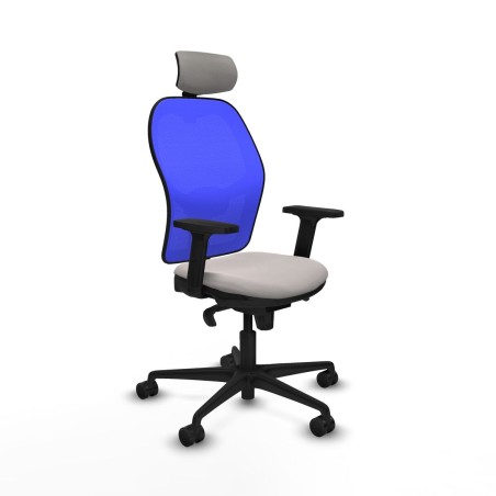 Sedia Ufficio con Poggiatesta Jorquera Piqueras y Crespo 2D036N2 Bianc