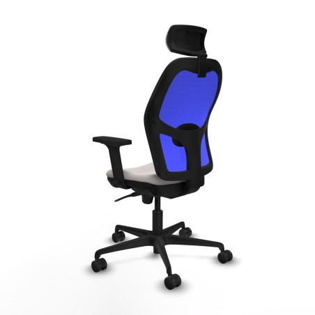 Sedia Ufficio con Poggiatesta Jorquera Piqueras y Crespo 2D036N2 Bianc