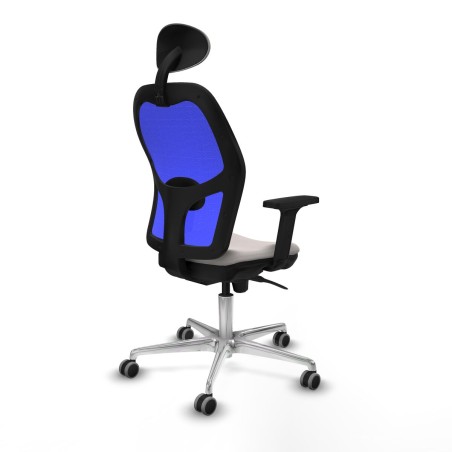 Sedia Ufficio con Poggiatesta Jorquera Piqueras y Crespo 2D086G1 Bianc