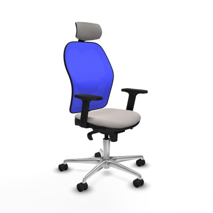 Bürostuhl mit Kopfstütze Jorquera Piqueras y Crespo 2D086N2 Weiß
