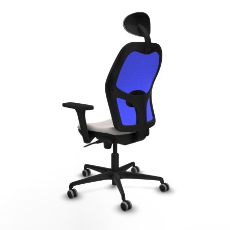 Sedia Ufficio con Poggiatesta Jorquera Piqueras y Crespo 3D036G1 Bianc