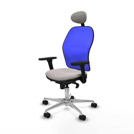 Sedia Ufficio con Poggiatesta Jorquera Piqueras y Crespo 3D086N1 Bianc