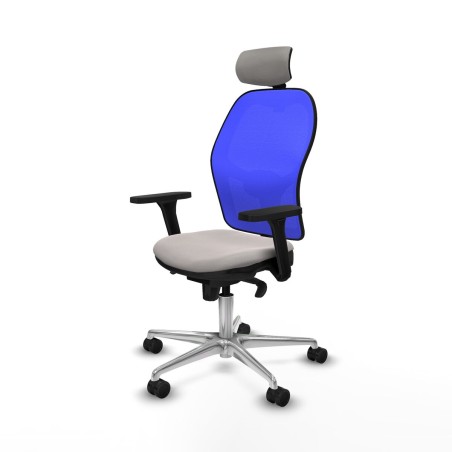 Sedia Ufficio con Poggiatesta Jorquera Piqueras y Crespo 3D086N2 Bianc