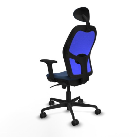 Bürostuhl mit Kopfstütze Jorquera Piqueras y Crespo 2D036N1 Marinebl