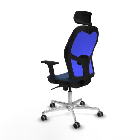 Bürostuhl mit Kopfstütze Jorquera Piqueras y Crespo 2D086G2 Marinebl