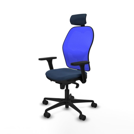Bürostuhl mit Kopfstütze Jorquera Piqueras y Crespo 3D036N2 Marinebl