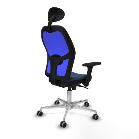 Sedia Ufficio con Poggiatesta Jorquera Piqueras y Crespo 3D086G1 Blu M