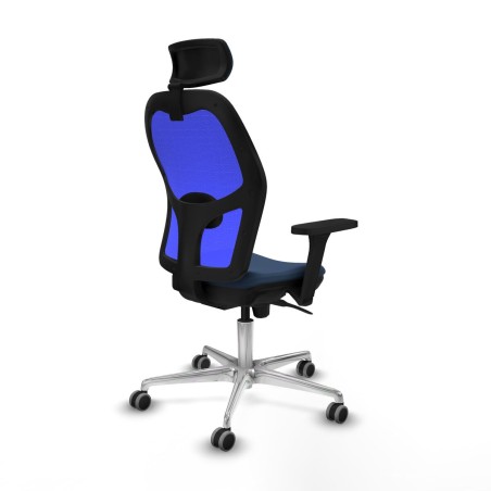 Office Chair with Headrest Jorquera Piqueras y Crespo 3D086G2 Navy Blu