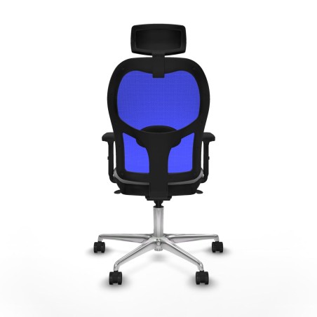 Office Chair with Headrest Jorquera Piqueras y Crespo 2D086N2 Grey