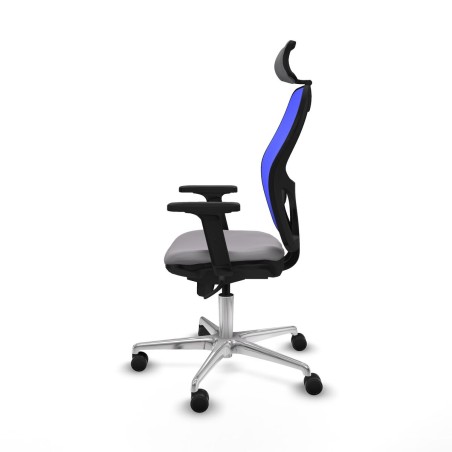 Office Chair with Headrest Jorquera Piqueras y Crespo 2D086N2 Grey