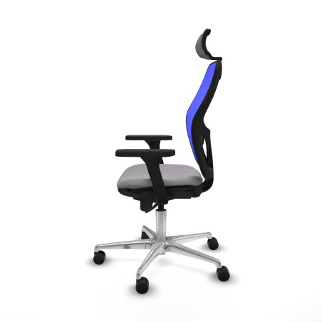 Sedia Ufficio con Poggiatesta Jorquera Piqueras y Crespo 3D086N2 Grigi