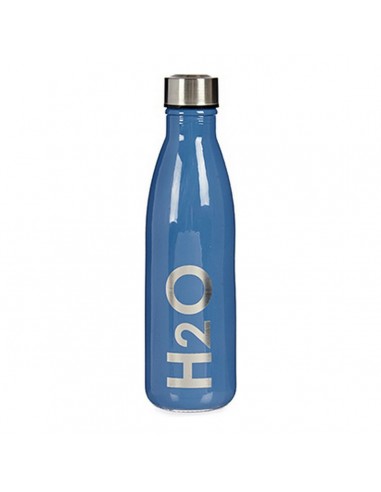 Fles H2O Blauw Roze Roestvrij staal...