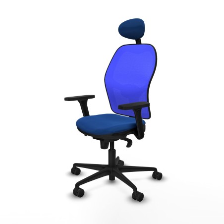 Bürostuhl mit Kopfstütze Jorquera Piqueras y Crespo 3D036N1 Blau