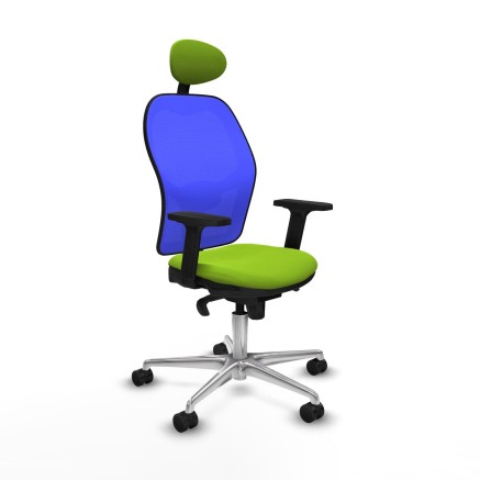 Office Chair with Headrest Jorquera Piqueras y Crespo 2D086N1 Pistachi