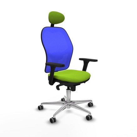 Office Chair with Headrest Jorquera Piqueras y Crespo 3D086G1 Pistachi