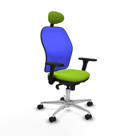 Office Chair with Headrest Jorquera Piqueras y Crespo 3D086N1 Pistachi