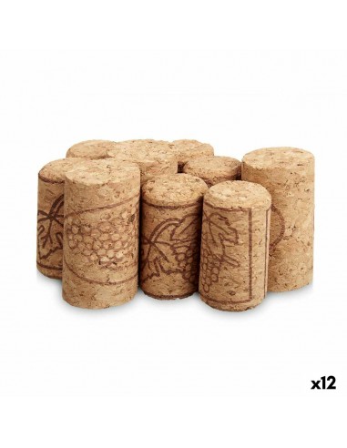 Set of Plugs and Sockets Cork (12 Units)