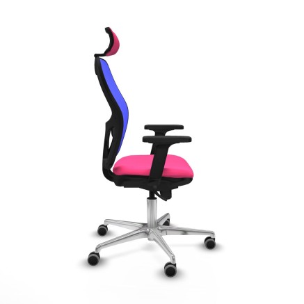 Office Chair with Headrest Jorquera Piqueras y Crespo 2D086G2 Pink 2