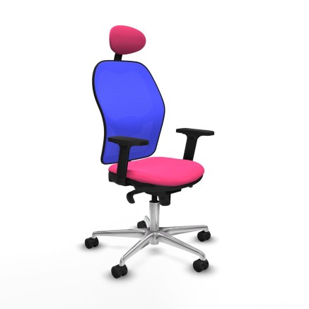 Bürostuhl mit Kopfstütze Jorquera Piqueras y Crespo 2D086N1 Rosa