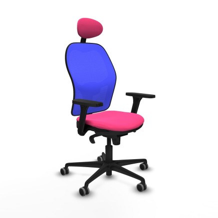Bürostuhl mit Kopfstütze Jorquera Piqueras y Crespo 3D036G1 Rosa