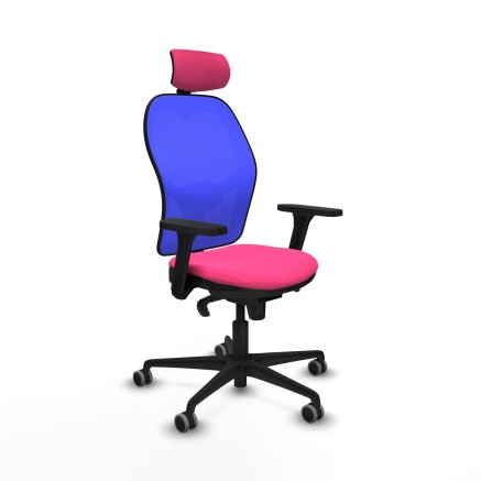 Bürostuhl mit Kopfstütze Jorquera Piqueras y Crespo 3D036G2 Rosa